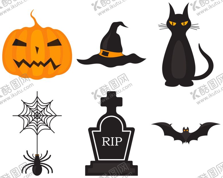 编号：63612910110017431422【酷图网】源文件下载-万圣节元素