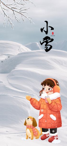 小雪海报