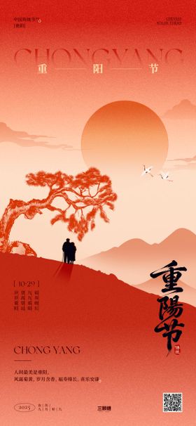 重阳节气海报 