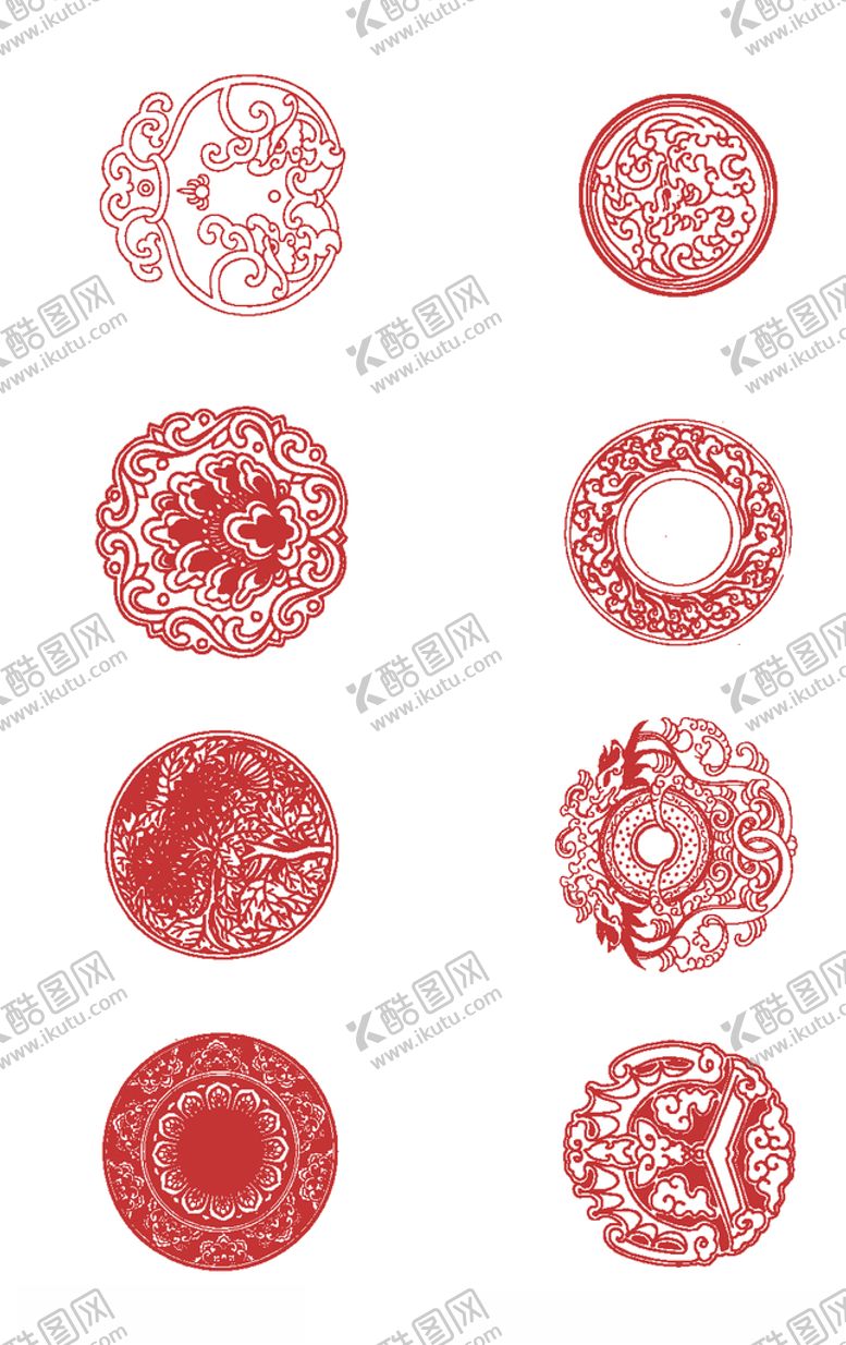 编号：12926006251022409274【酷图网】源文件下载-古典花纹边框