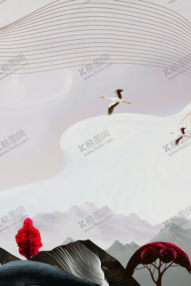 编号：16009109220708001560【酷图网】源文件下载-新中式装饰画