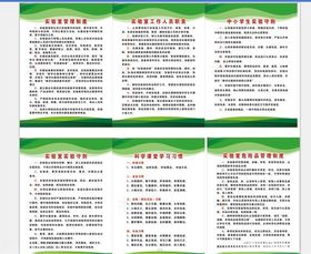实验室制度牌