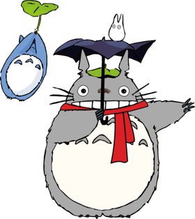 龙猫psd礼品房屋摆件