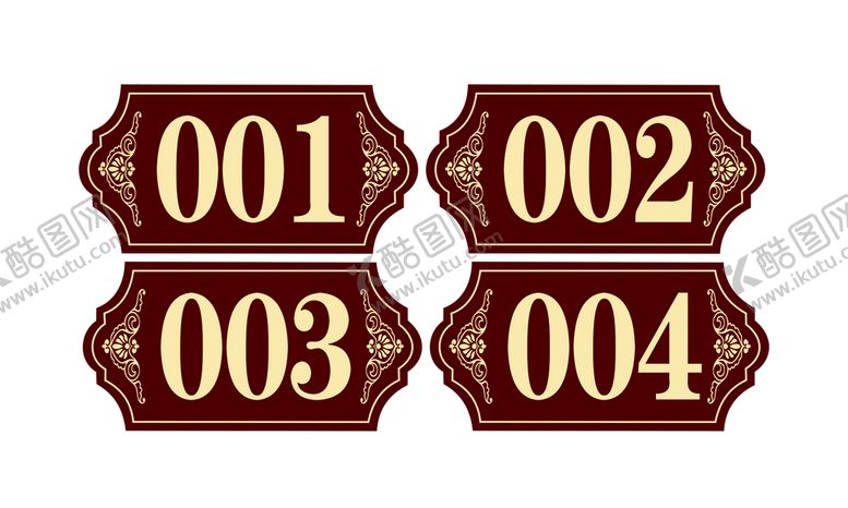编号：99094701301440482758【酷图网】源文件下载-楼层牌