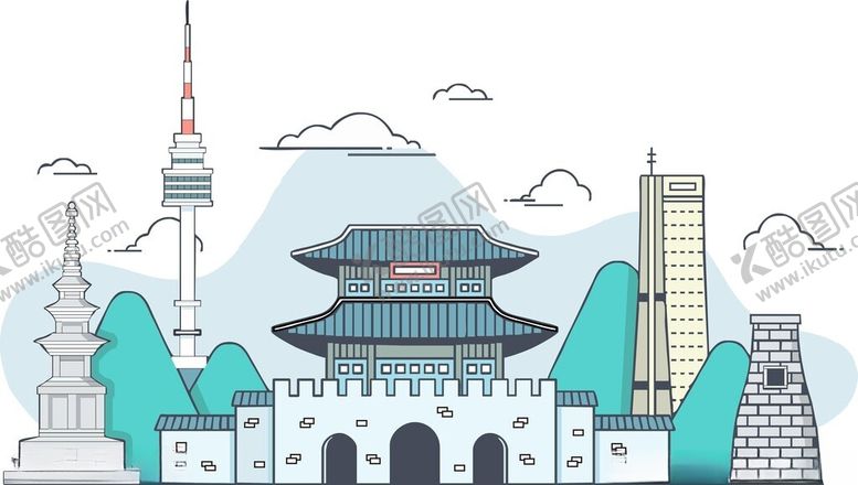 编号：96034402180420176127【酷图网】源文件下载-风景插画