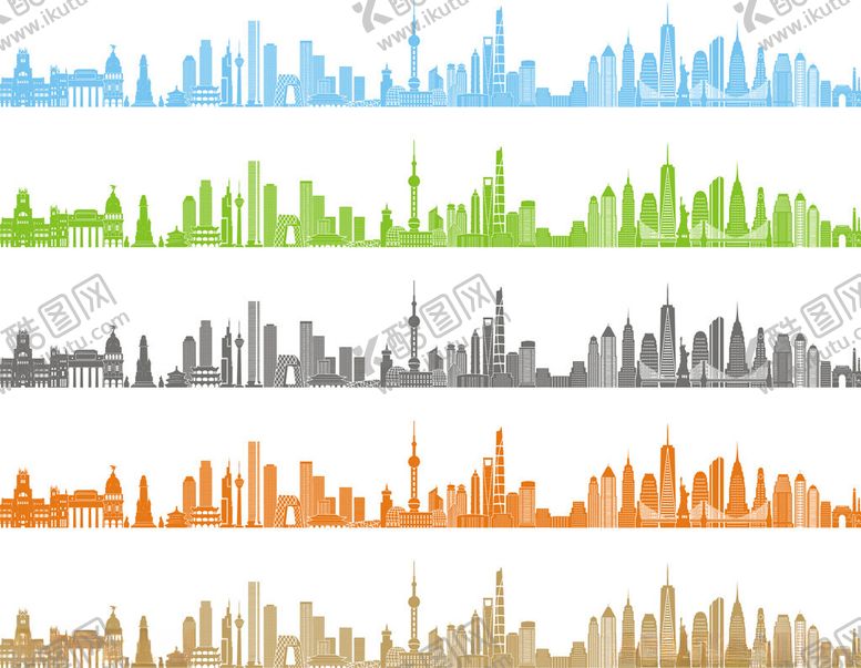 编号：99816111191832177613【酷图网】源文件下载-城市剪影