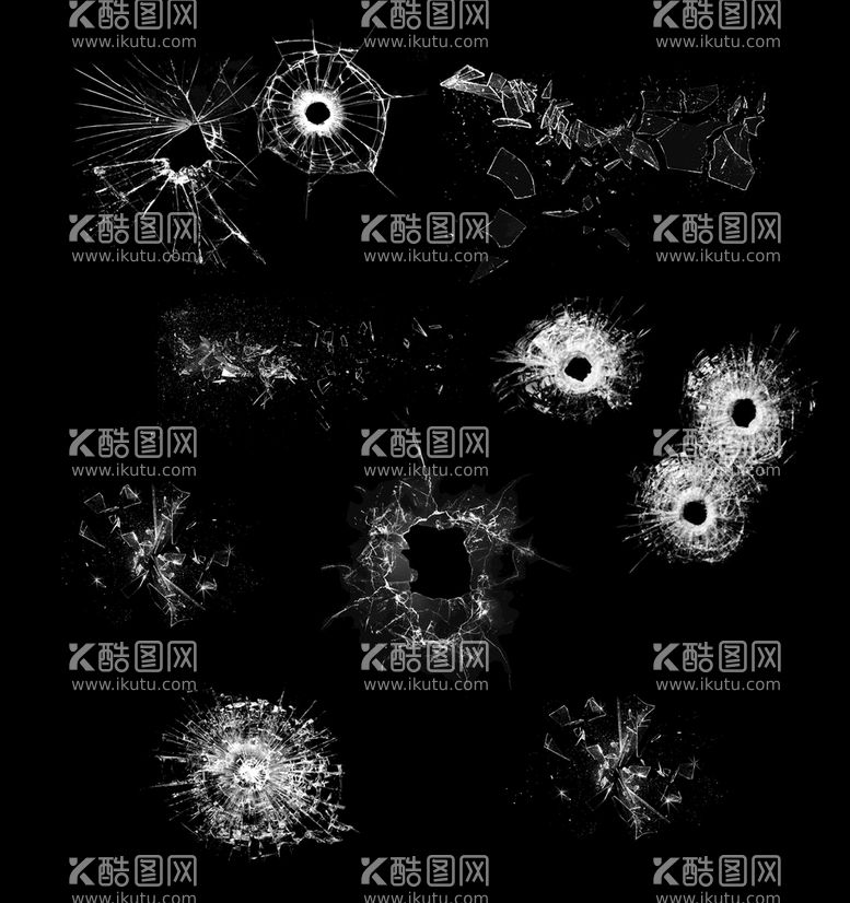 编号：51125011150115165608【酷图网】源文件下载-碎玻璃