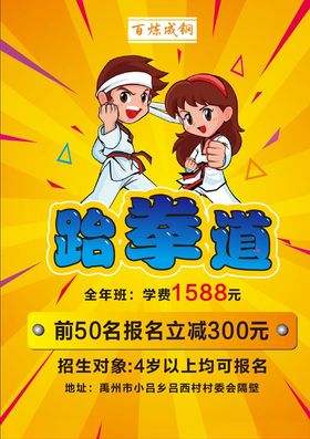跆拳道彩页