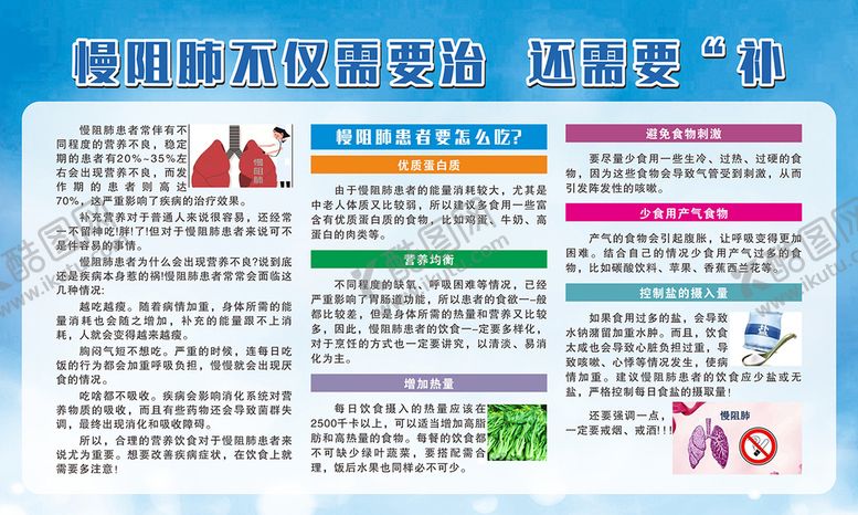 编号：91230201182147592077【酷图网】源文件下载-慢阻肺怎么饮食