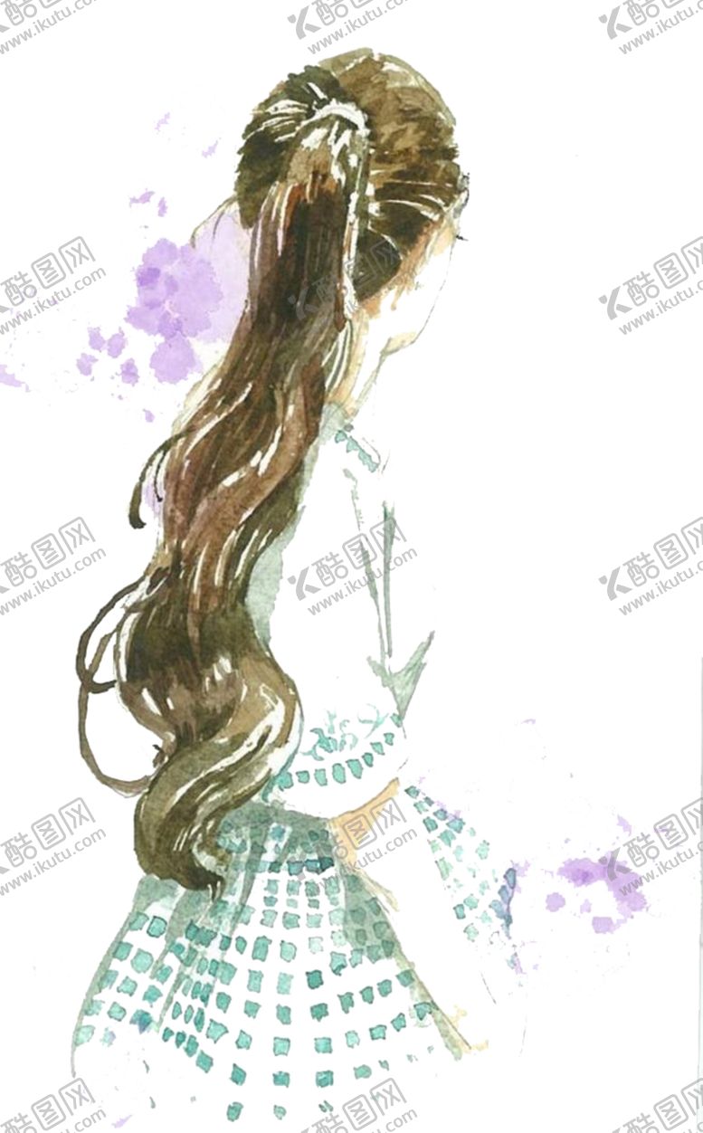编号：16815106290847081715【酷图网】源文件下载-彩绘人物背影