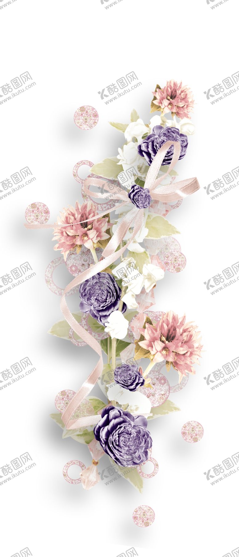 编号：62240310070136122325【酷图网】源文件下载-欧式创意花朵植物装饰