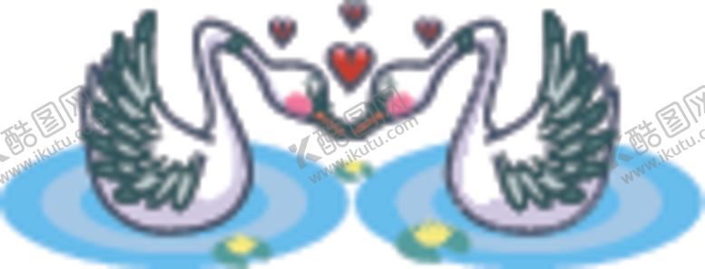 编号：21817506180845276061【酷图网】源文件下载-情侣天鹅