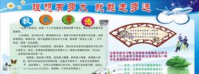 学校宣传栏老师寄语展板蓝色制度背景