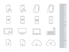 电子设备图标集合