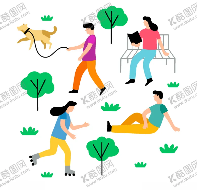 编号：51110005020920437864【酷图网】源文件下载-公园活动