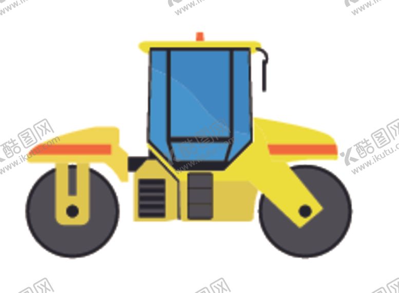 编号：77745910051226469848【酷图网】源文件下载-压路机