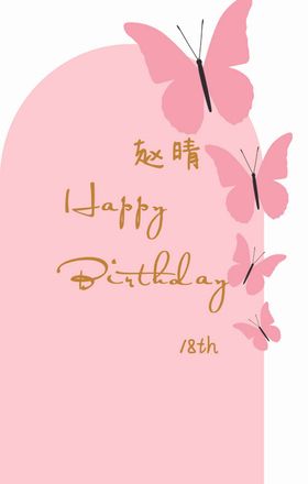 蝴蝶生日宴