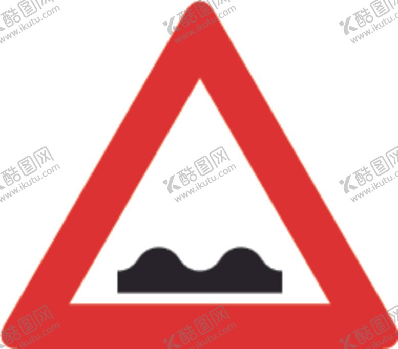 编号：77233411022029089752【酷图网】源文件下载-交通图标系列路面不平图标