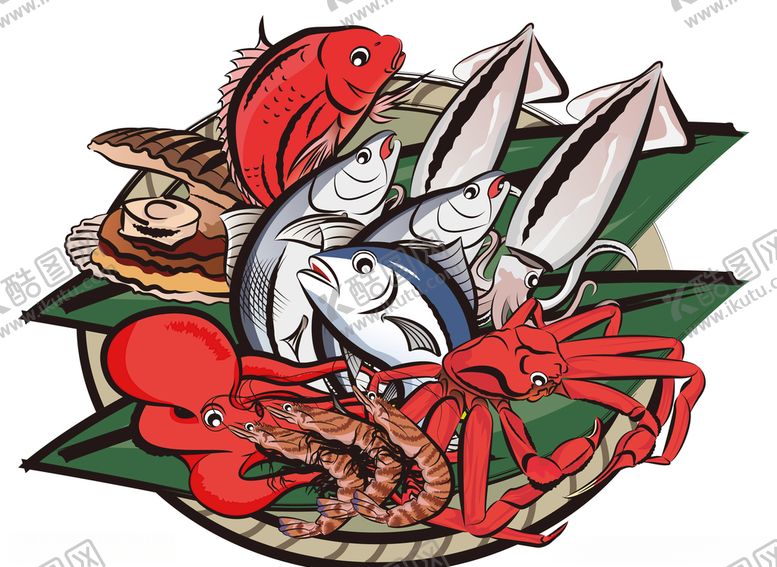 编号：61661310051056161293【酷图网】源文件下载-卡通鱼