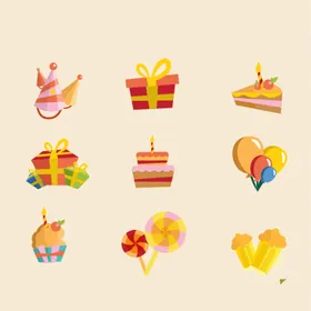 生日装饰素材品相关元