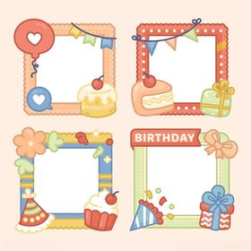 生日边框