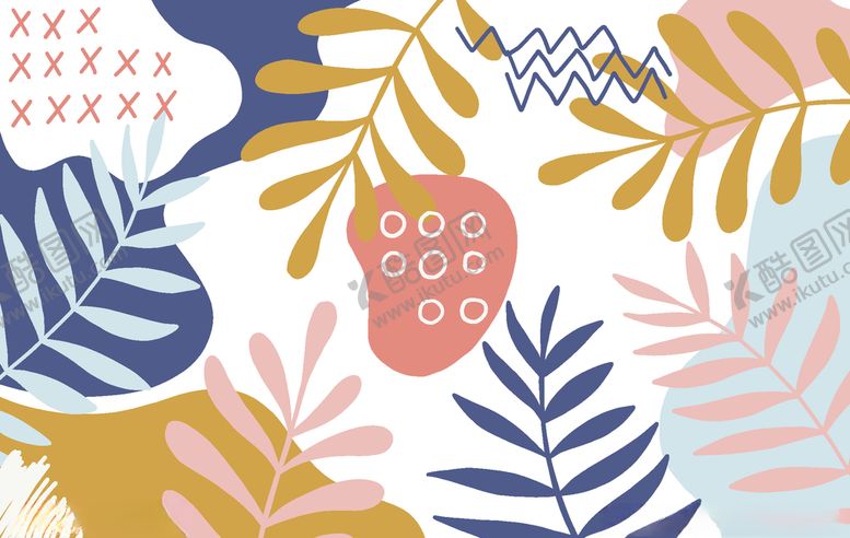 编号：81425509140631434991【酷图网】源文件下载-叶子背景