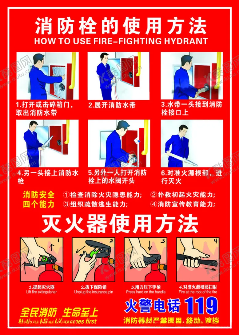 编号：86091501310439074040【酷图网】源文件下载-消防栓的使用方法
