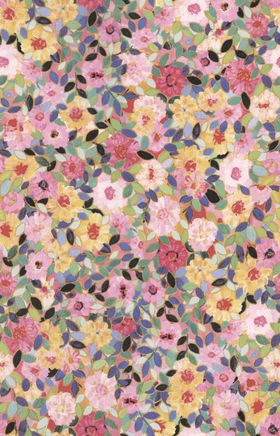 碎花数码印花菊花多色