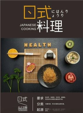 日式料理版式设计