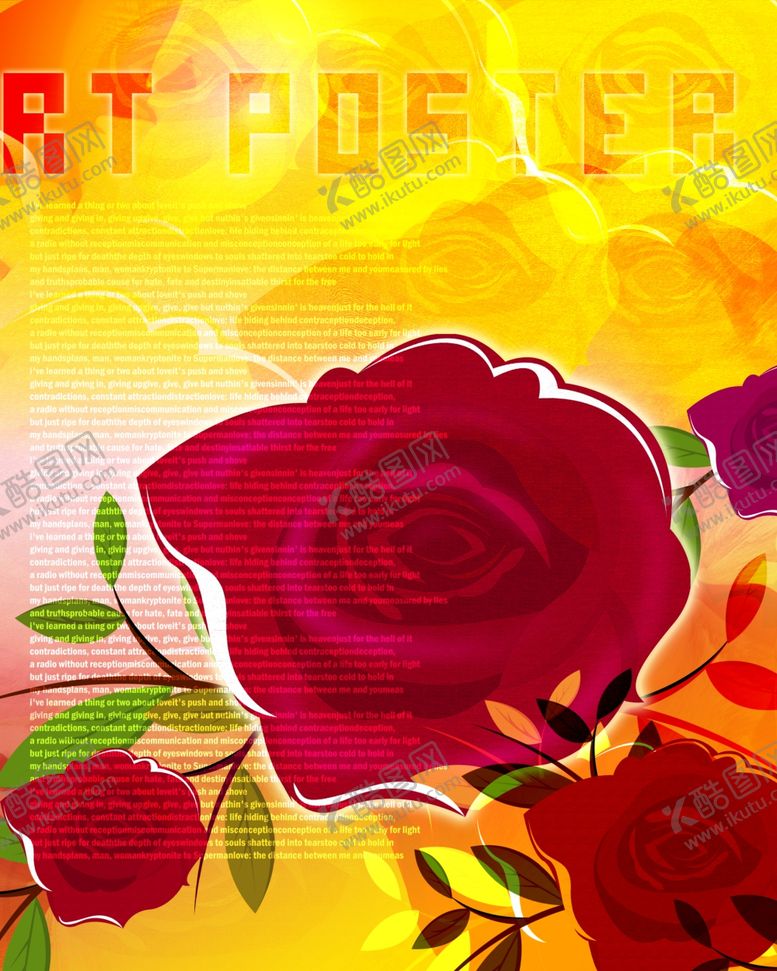 编号：50854610010307464147【酷图网】源文件下载-玫瑰花花纹