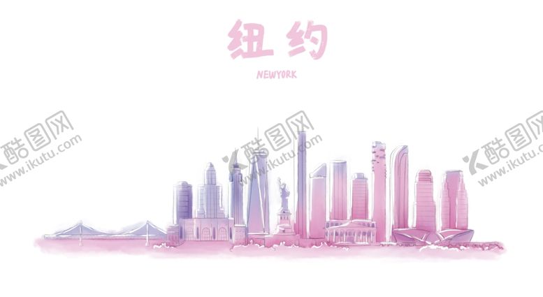 编号：17290605060227498189【酷图网】源文件下载-手绘城市城市地标