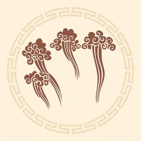中国古典祥云云纹图片传统形卡通背景底