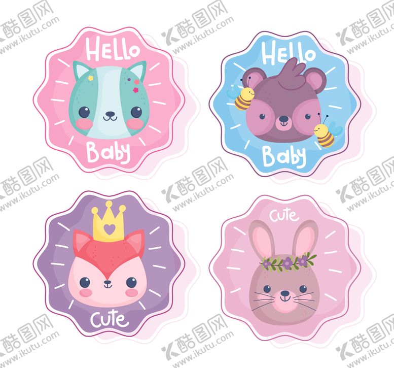 编号：43696410172133028807【酷图网】源文件下载-卡通动物