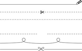 编号：41703809231843422137【酷图网】源文件下载-剪刀裁切线