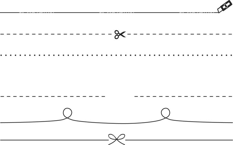 编号：41703809231843422137【酷图网】源文件下载-剪刀裁切线