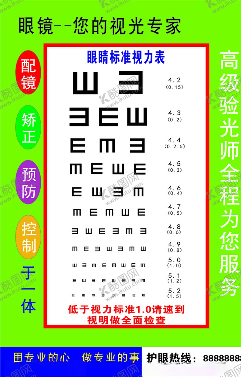编号：67259907130243186308【酷图网】源文件下载-视力表