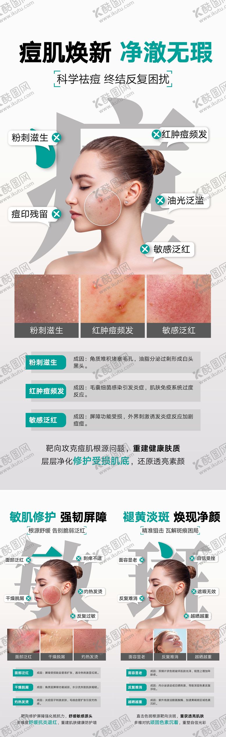 编号：76147609231741598564【酷图网】源文件下载-敏感肌海报