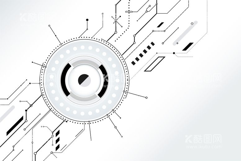 编号：72967811171556115494【酷图网】源文件下载-白色科技感背景