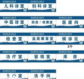 医院门牌科室牌