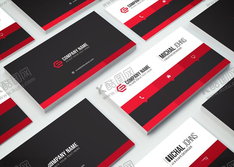 编号：64346409270105324560【酷图网】源文件下载-矢量名片模板