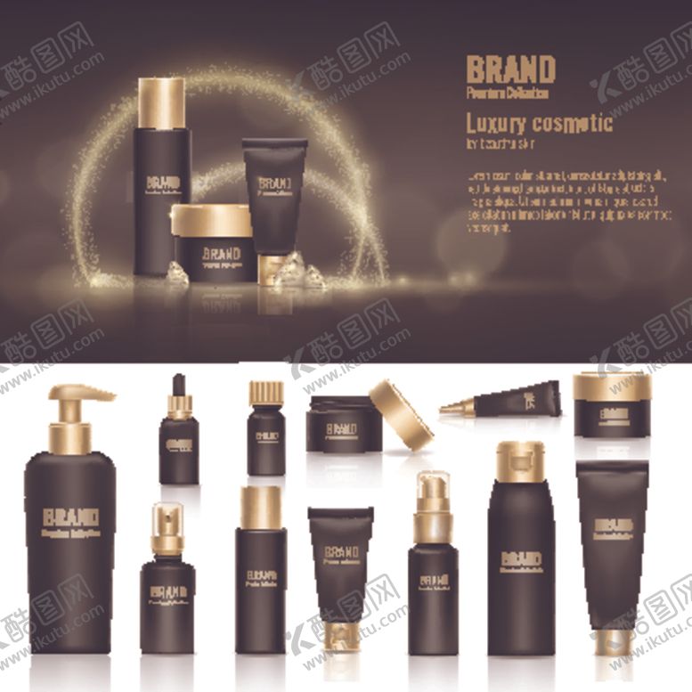 编号：43329609120930402592【酷图网】源文件下载-化妆瓶包装设计