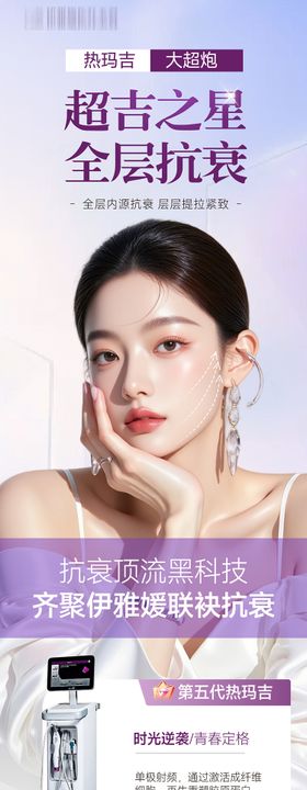 医美热玛吉抗衰长图海报