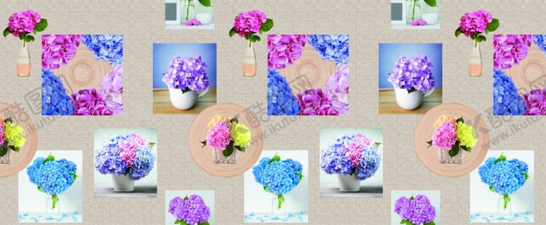 编号：70311205101124311275【酷图网】源文件下载-无缝花干花设计温馨