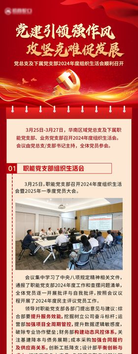 党建总结长图