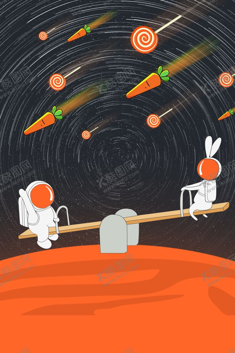 编号：31400407022212419843【酷图网】源文件下载-新中式宇航员流星宇宙玄关装饰画