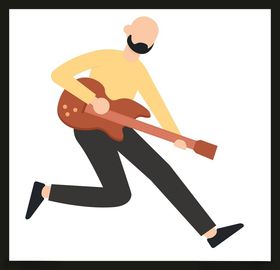 手绘男人男孩卡通动画