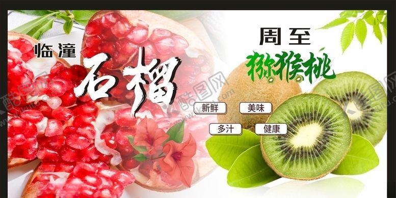 编号：65475710272111481371【酷图网】源文件下载-石榴猕猴桃