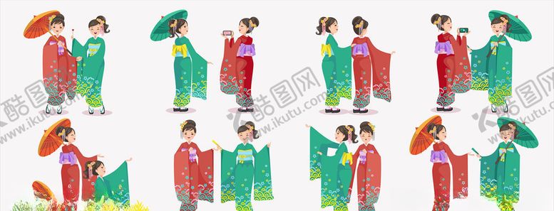 编号：63154909171607507589【酷图网】源文件下载-和服女孩