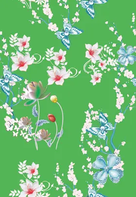 碎花女装手绘民族风