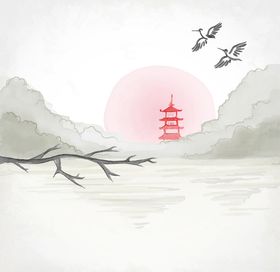 日式插画